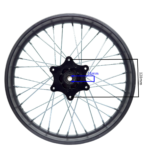 FELGA 18" TYŁ CROSS 150CC CZARNA FI15