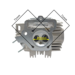 GŁOWICA CROSS 125CC 54MM SREBRNA GOŁA