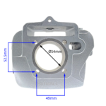 CYLINDER CROSS 125CC 4T 54MM KPL SREBRNY