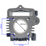 CYLINDER CROSS 70CC KPL 47MM FI13 CZARNY