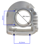 CYLINDER QUAD 200CC 62,4MM GOŁY