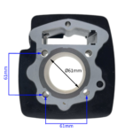 CYLINDER CROSS 150CC 61 MM GOŁY