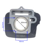 CYLINDER CROSS 125CC 4T 54MM KPL CZARNY
