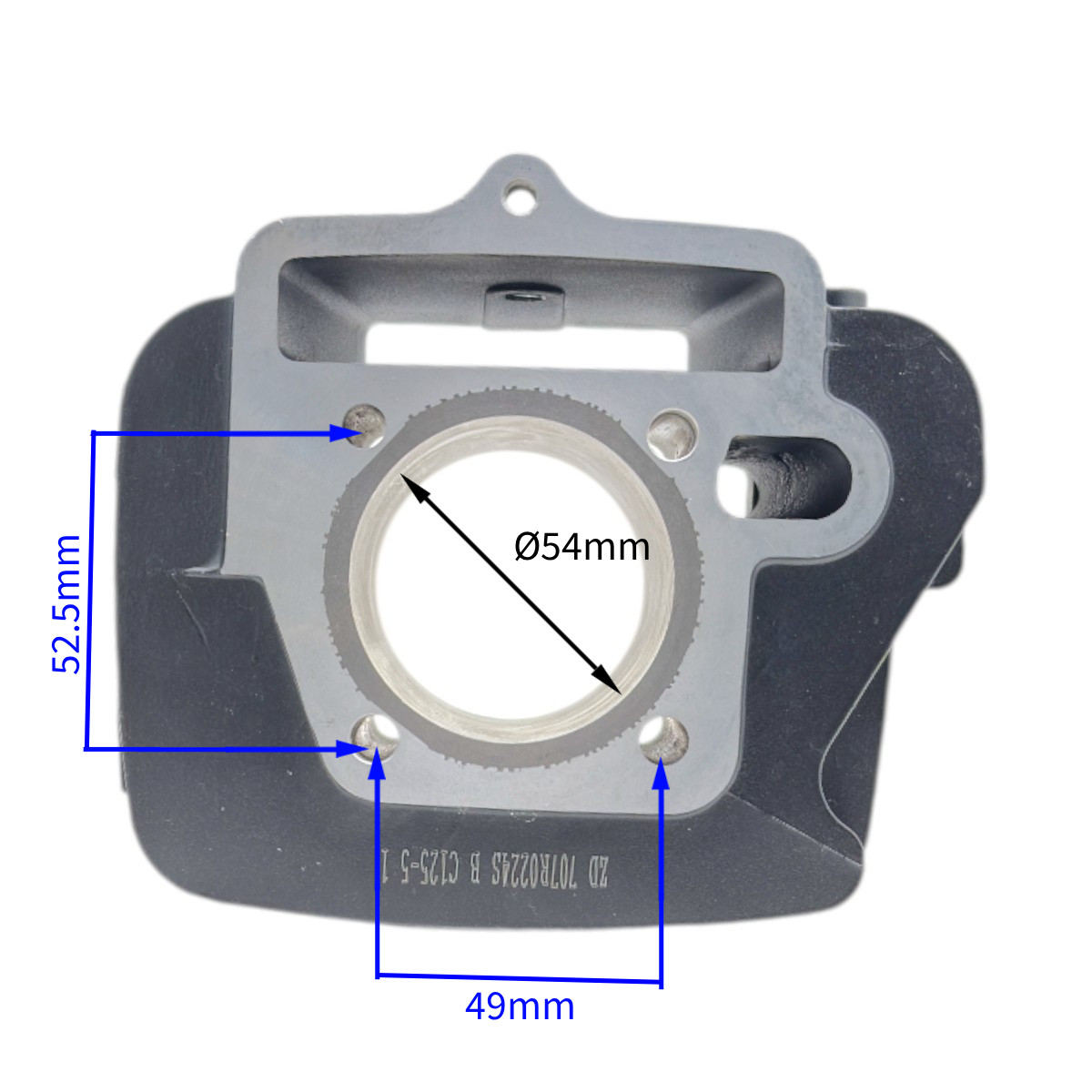 wp-image23780.png CYLINDER CROSS 125CC 4T 54MM KPL CZARNY - obrazek 1