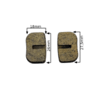 KLOCKI HAMULCOWE PRZÓD TYŁ MINI CROSS 50CC 2SZT