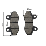 KLOCKI HAMULCOWE TYŁ CROSS 300CC