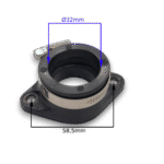 KRÓCIEĆ ŁĄCZNIK GUMOWY GAŹNIKA CROSS 190CC