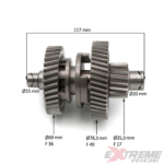 WAŁEK POŚREDNI WSTECZNY SKRZYNI B. QUAD ATV 200CC