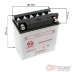 AKUMULATOR KWASOWY 12V 9AH 12N9 QUAD ATV 250CC