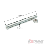 OŚ KOŁA TYŁ CROSS 250CC DŁ. 245 MM + TULEJE + NAK