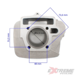 CYLINDER CROSS 125CC 52,4MM KICK ALU KPL