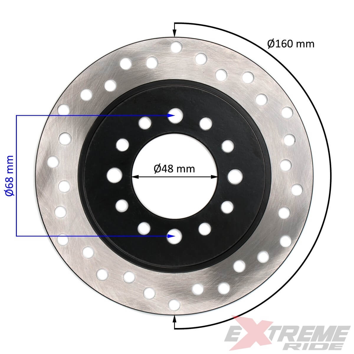 wp-image3793.png TARCZA HAMULCOWA TYŁ QUAD ATV 125CC 160MM - obrazek 1