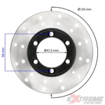 TARCZA HAMULCOWA PRZÓD QUAD ATV 125CC 130MM