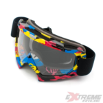 GOGLE NIEBIESKO-ŻÓŁTO-RÓŻOWE POŁYSK JAKOŚĆ