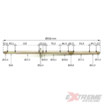 OŚ NAPĘDOWA TYŁ QUAD MINI ATV 50CC