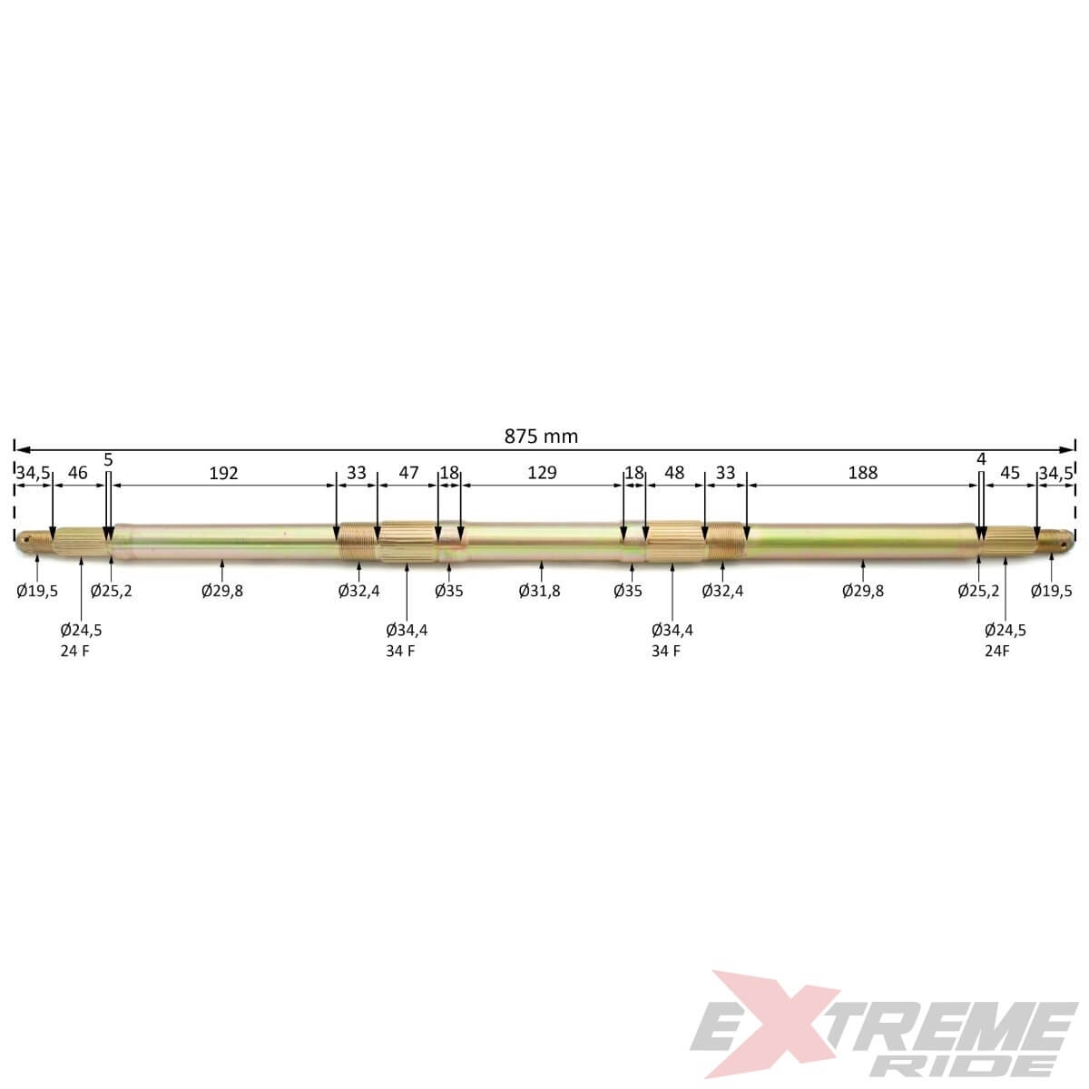 wp-image4208.png OŚ NAPĘDOWA TYŁ QUAD ATV 250CC DŁ. 87,5 CM - obrazek 1
