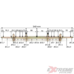 OŚ NAPĘDOWA TYŁ QUAD MINI ATV 50CC 54CM