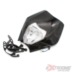 LAMPA PRZÓD CROSS 125CC CZARNA + OWIEWKA