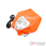 LAMPA PRZÓD CROSS 125CC POMARAŃCZ + OWIEWKA