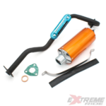 TŁUMIK WYDECH QUAD ATV 125CC KPL ALUMINIOWY