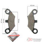 KLOCKI HAMULCOWE TYŁ QUAD ATV 200CC