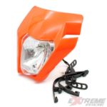 LAMPA PRZÓD CROSS 250CC LED POMARAŃCZOWA