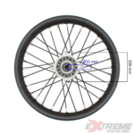 FELGA 14" TYŁ 1.85 CROSS 125CC CZARNA 15FI
