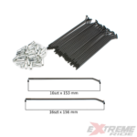 SZPRYCHY 14" KOŁO TYŁ CROSS 125CC KPL 32 SZT