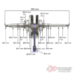 WAŁ KORBOWY QUAD 200CC