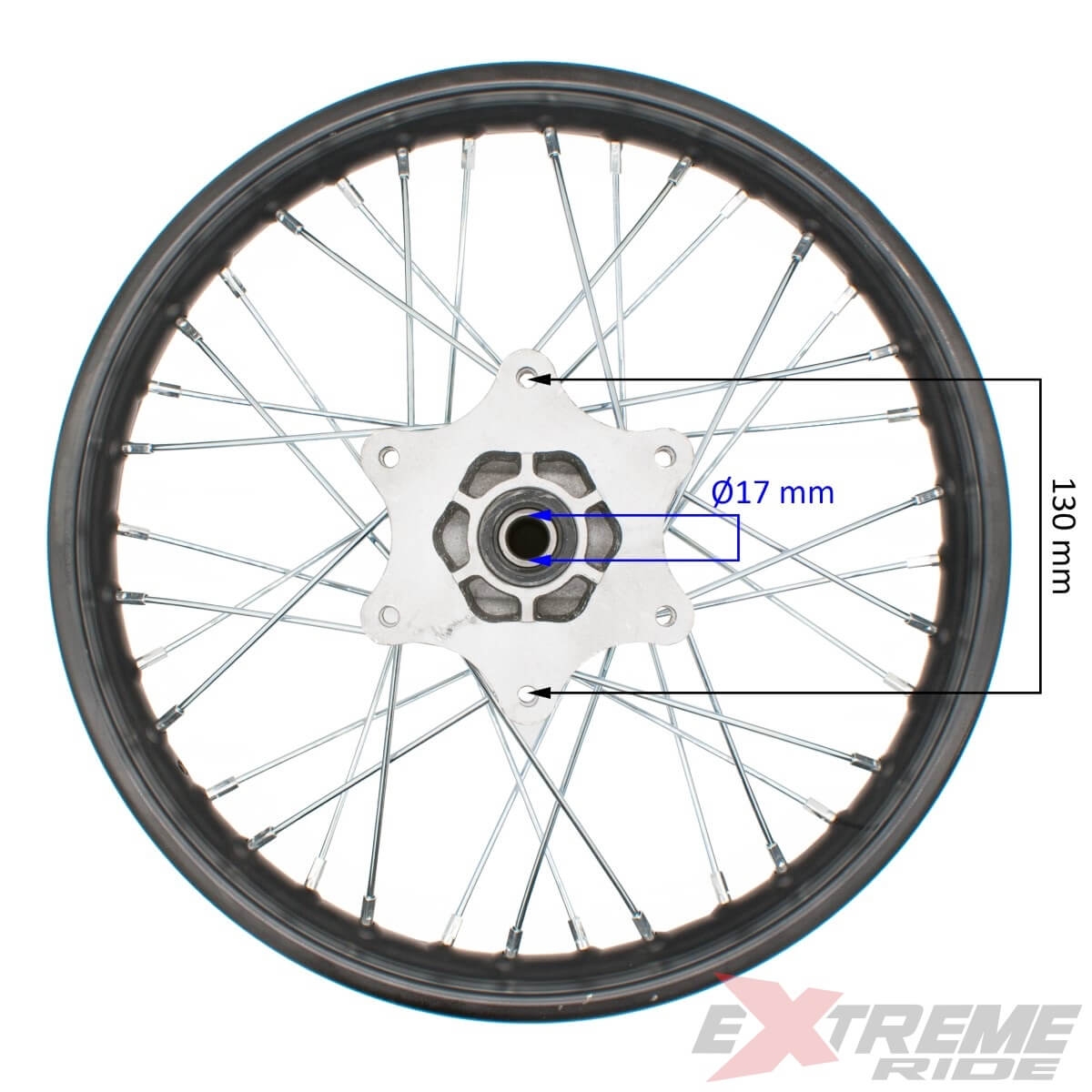 wp-image5865.png FELGA 16" TYŁ CROSS 150CC CZARNA 17 FI - obrazek 1
