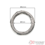 USZCZELKA TŁUMIKA QUAD ATV 125CC 24X32,5X4