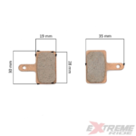 KLOCKI HAMULCOWE PRZÓD=TYŁ CROSS JAKOŚĆ