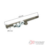 OŚ KOŁA TYŁ CROSS 250CC M14X15X220MM + DYSTANSE