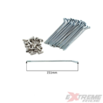 SZPRYCHY 14" KOŁA PRZÓD CROSS 125CC KPL 32 SZT