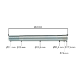 SZTYCA CROSS 250CC DŁ. 264MM