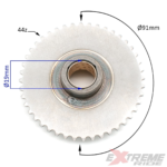 ZĘBATKA SPRZĘGŁA JEDNOKIERUNKOWEGO QUAD ATV 125CC