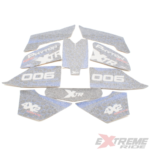 ZESTAW NAKLEJEK NA POJAZD QUAD ATV 125CC NIEBIESKIE