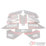 ZESTAW NAKLEJEK NA POJAZD QUAD ATV 125CC CZERWONE