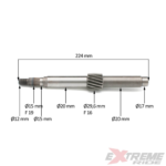 WAŁEK SPRZĘGŁOWY SKRZYNI BIEGÓW QUAD ATV 200CC