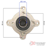 PIASTA KOŁA PRZÓD QUAD ATV 125CC P = L