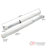 AMORTYZATORY PRZÓD CROSS 250CC KPL