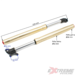 AMORTYZATORY PRZÓD MINI CROSS ELEKTRYK KPL P+L