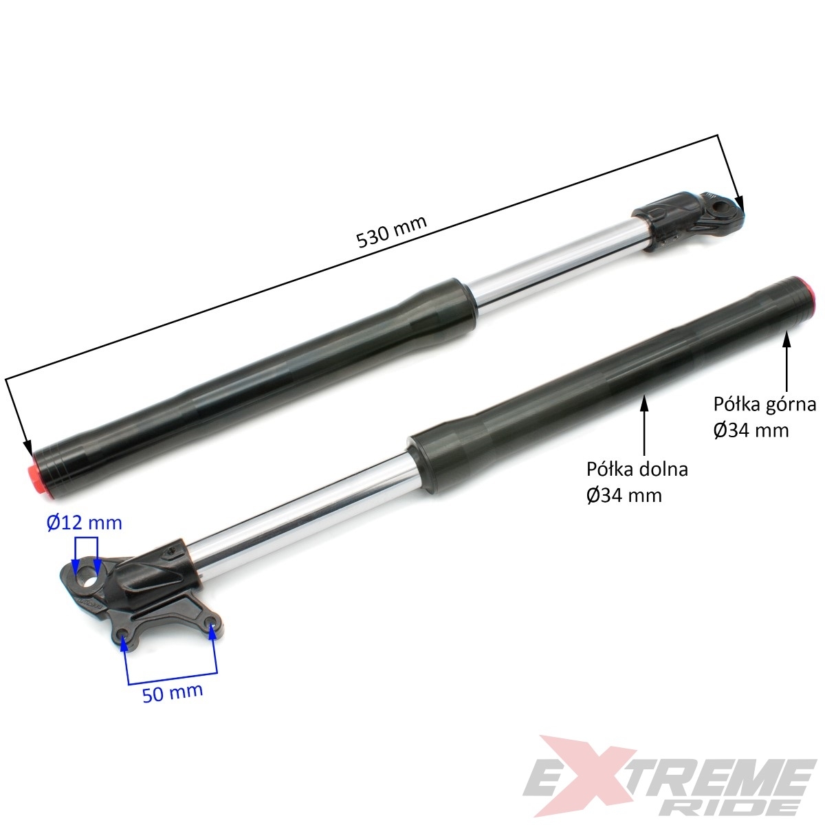 wp-image9291.png AMORTYZATORY PRZÓD OLEJ CROSS 50CC 2T KPL - obrazek 1