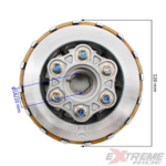 SPRZĘGŁO CROSS 250CC KPL