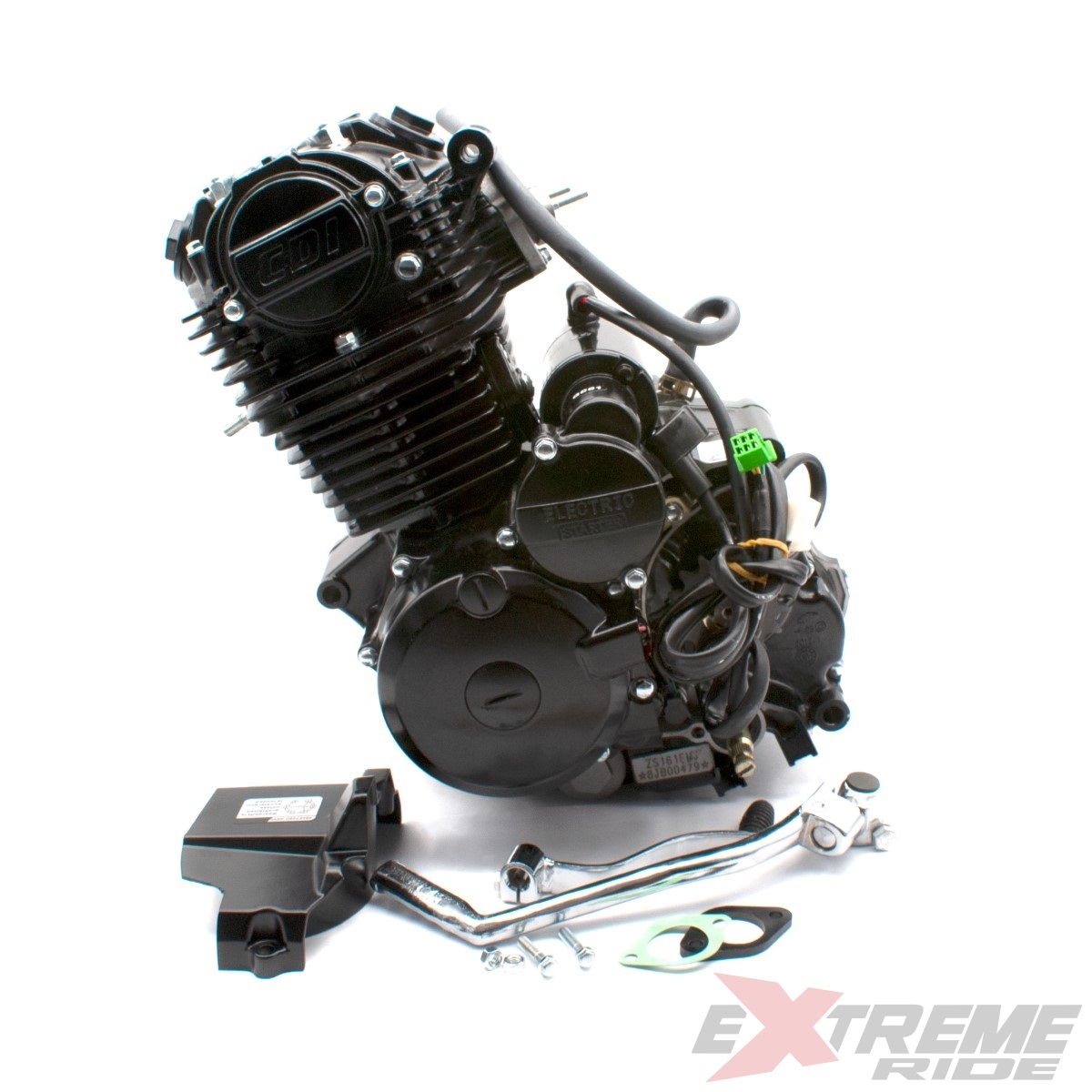 wp-image9713.png SILNIK 4T 150CC 5 BIEGÓW CROSS CZARNY PION LONCIN - obrazek 1