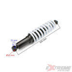 AMORTYZATOR TYŁ QUAD ATV 125CC DŁ. 33,5 CM BIAŁY