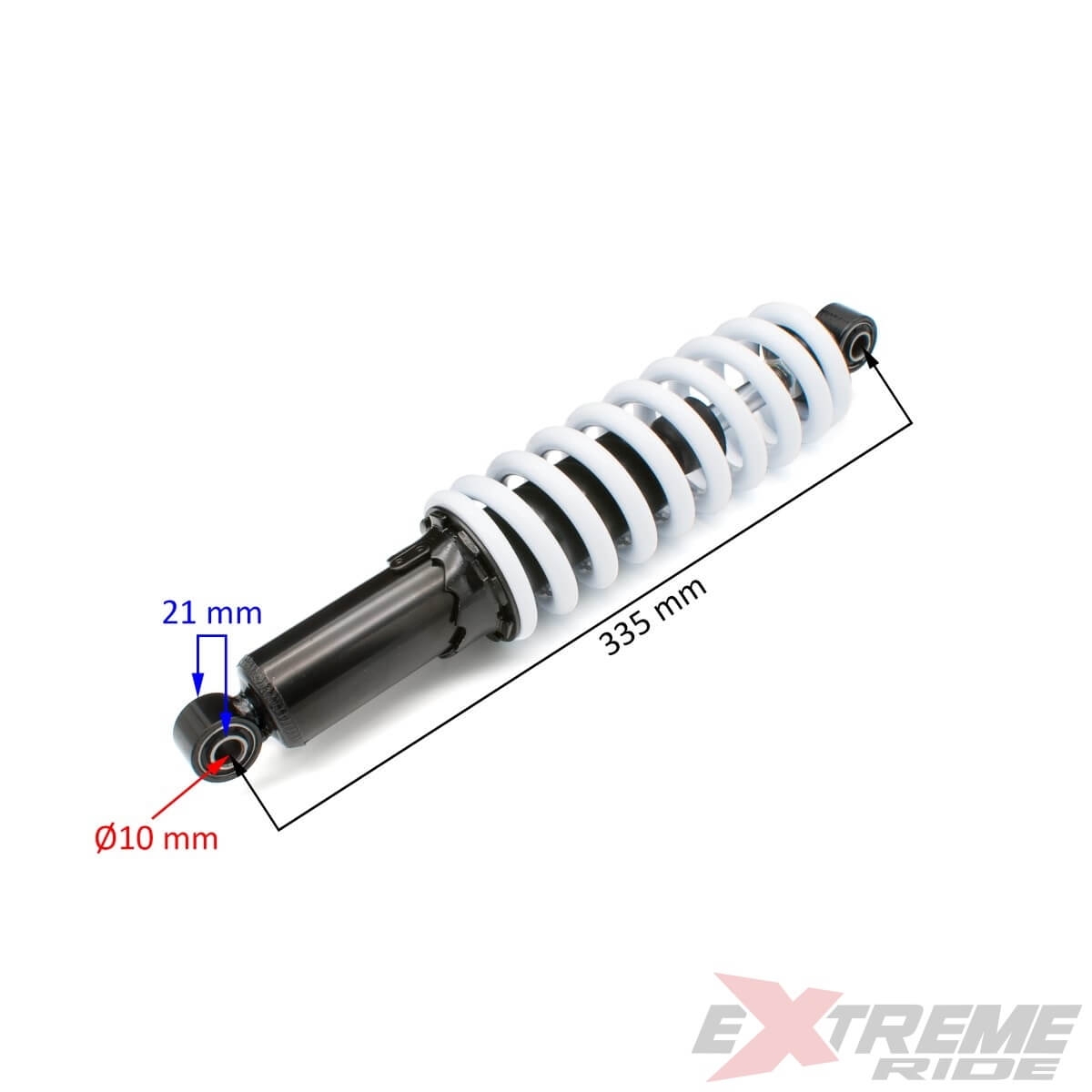 wp-image9773.png AMORTYZATOR TYŁ QUAD ATV 125CC DŁ. 33,5 CM BIAŁY - obrazek 1