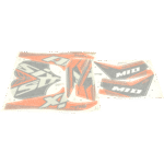 NAKLEJKI NA POJAZD QUAD MINI ATV 50CC POMARAŃCZOWE