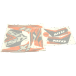 NAKLEJKI NA POJAZD QUAD MINI E-ATV POMARAŃCZOWE