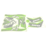 NAKLEJKI NA POJAZD QUAD MINI E-ATV LIMONKOWE